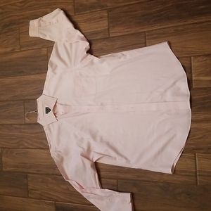 JOS A. BANK PINK TRAVELER'S COLLECTION TAILORED FIT SIZE 17-33 100% COTTON